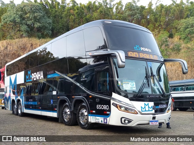 Empresa de Ônibus Nossa Senhora da Penha 65080 na cidade de Campinas, São Paulo, Brasil, por Matheus Gabriel dos Santos. Número da foto: #13175194.