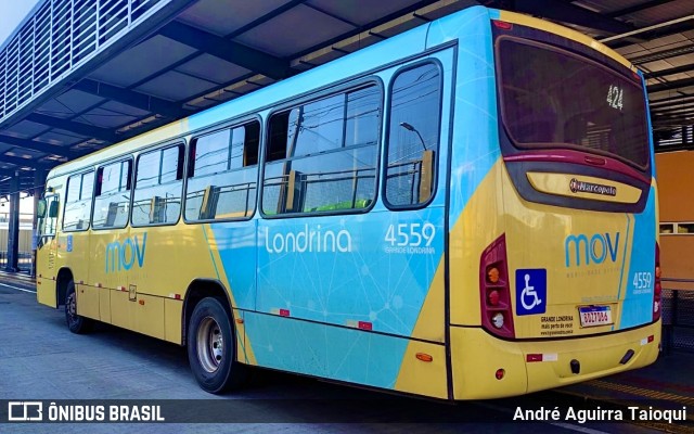 TCGL - Transportes Coletivos Grande Londrina 4559 na cidade de Londrina, Paraná, Brasil, por André Aguirra Taioqui. Número da foto: #13174066.