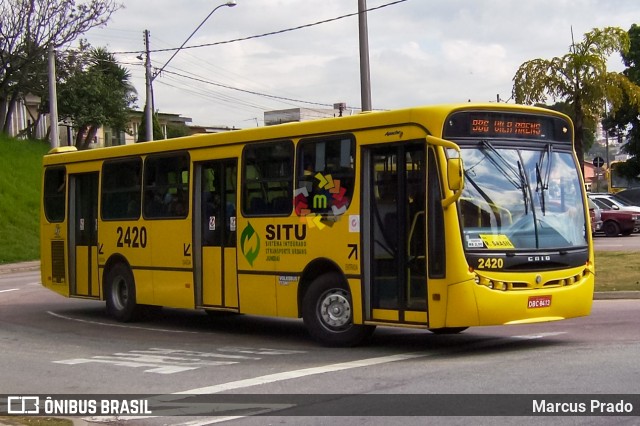 Viação Jundiaiense 2420 na cidade de Jundiaí, São Paulo, Brasil, por Marcus Prado. Número da foto: #13175038.
