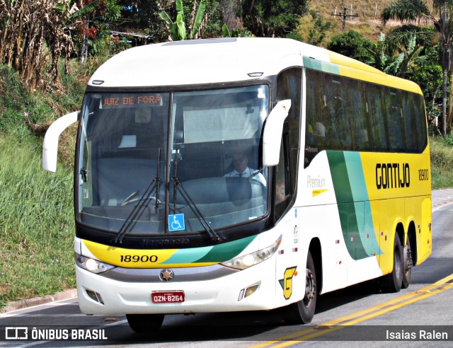 Empresa Gontijo de Transportes 18900 na cidade de Santos Dumont, Minas Gerais, Brasil, por Isaias Ralen. Número da foto: #13174346.