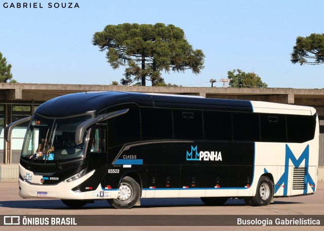 Empresa de Ônibus Nossa Senhora da Penha 65503 na cidade de Curitiba, Paraná, Brasil, por Busologia Gabrielística. Número da foto: #13174563.