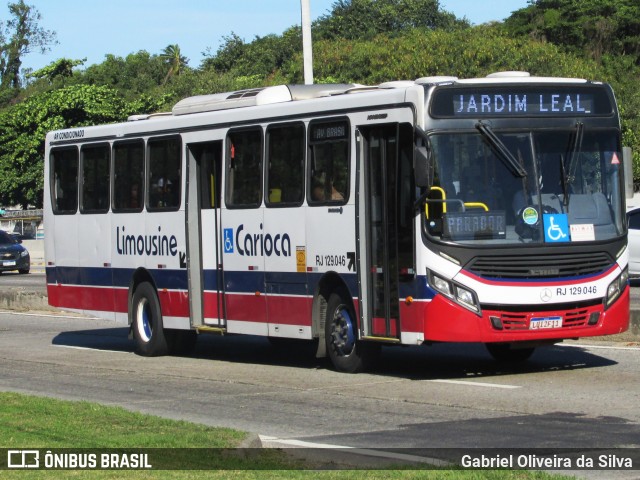 Empresa de Transportes Limousine Carioca RJ 129.046 na cidade de Rio de Janeiro, Rio de Janeiro, Brasil, por Gabriel Oliveira da Silva. Número da foto: #13177455.