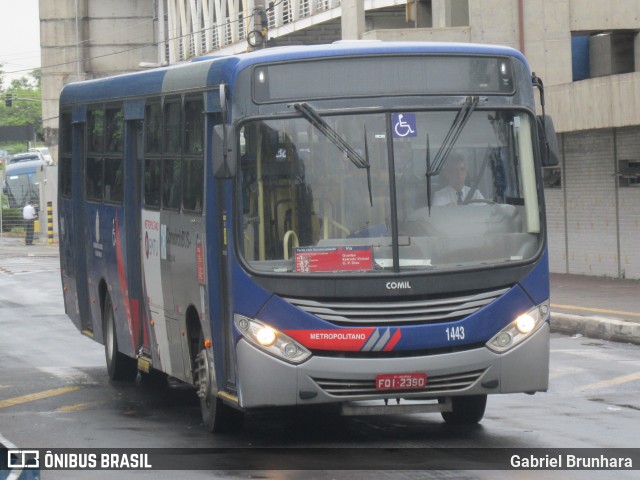 Expresso Metrópolis Transportes e Viagens 1443 na cidade de Campinas, São Paulo, Brasil, por Gabriel Brunhara. Número da foto: #13177632.