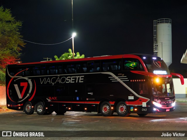 Viação Sete 043 na cidade de Teresina, Piauí, Brasil, por João Victor. Número da foto: #13177234.