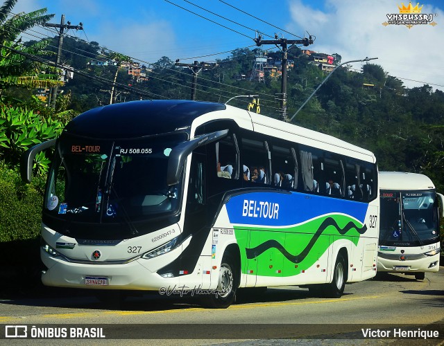 Bel-Tour Transportes e Turismo 327 na cidade de Petrópolis, Rio de Janeiro, Brasil, por Victor Henrique. Número da foto: #13177230.