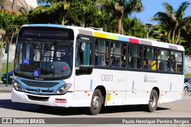 Transportes Futuro C30313 na cidade de Rio de Janeiro, Rio de Janeiro, Brasil, por Paulo Henrique Pereira Borges. Número da foto: #13176655.