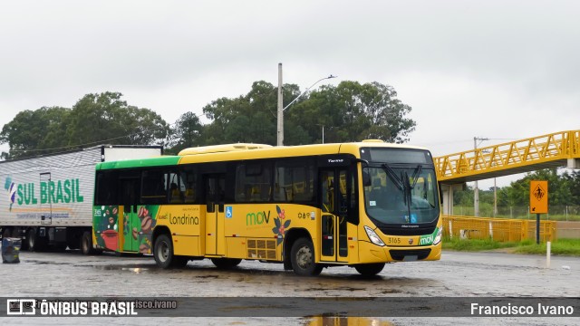 TCGL - Transportes Coletivos Grande Londrina 3165 na cidade de Assis, São Paulo, Brasil, por Francisco Ivano. Número da foto: #13177946.