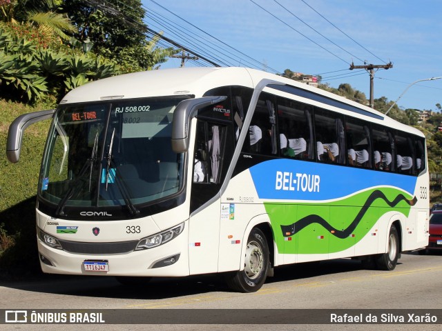 Bel-Tour Transportes e Turismo 333 na cidade de Petrópolis, Rio de Janeiro, Brasil, por Rafael da Silva Xarão. Número da foto: #13176841.
