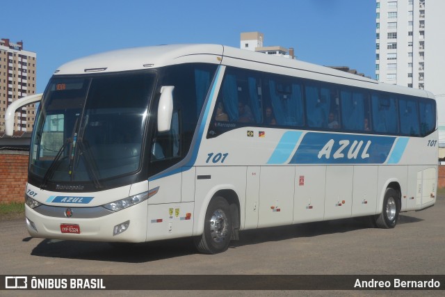 Expresso Azul 101 na cidade de Tramandaí, Rio Grande do Sul, Brasil, por Andreo Bernardo. Número da foto: #13176743.