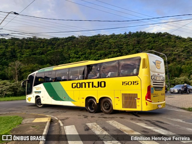 Empresa Gontijo de Transportes 15015 na cidade de Juiz de Fora, Minas Gerais, Brasil, por Edinilson Henrique Ferreira. Número da foto: #13176497.