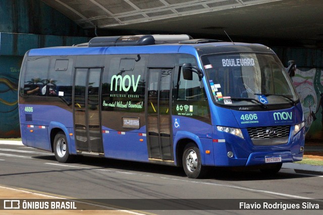 TCGL - Transportes Coletivos Grande Londrina 4606 na cidade de Londrina, Paraná, Brasil, por Flavio Rodrigues Silva. Número da foto: #13176515.