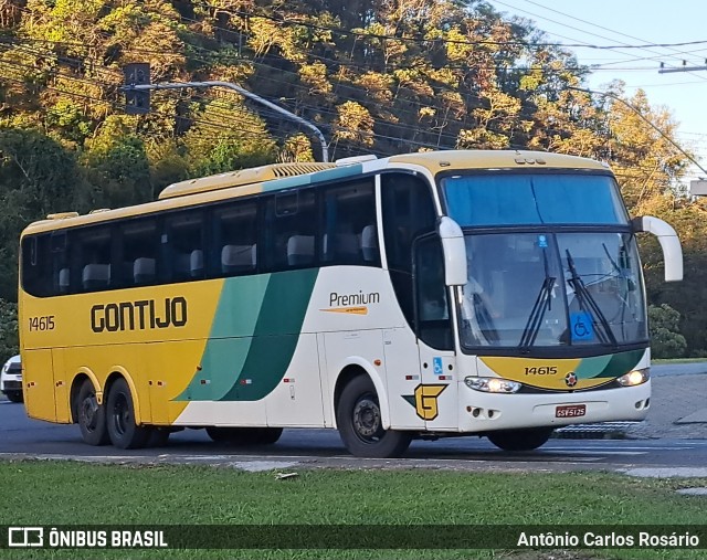 Empresa Gontijo de Transportes 14615 na cidade de Juiz de Fora, Minas Gerais, Brasil, por Antônio Carlos Rosário. Número da foto: #13177596.