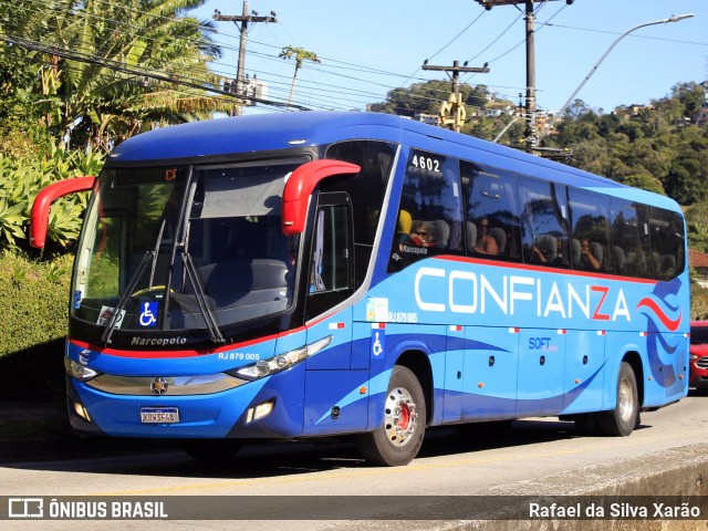 Confianza Transportes 4602 na cidade de Petrópolis, Rio de Janeiro, Brasil, por Rafael da Silva Xarão. Número da foto: #13176824.