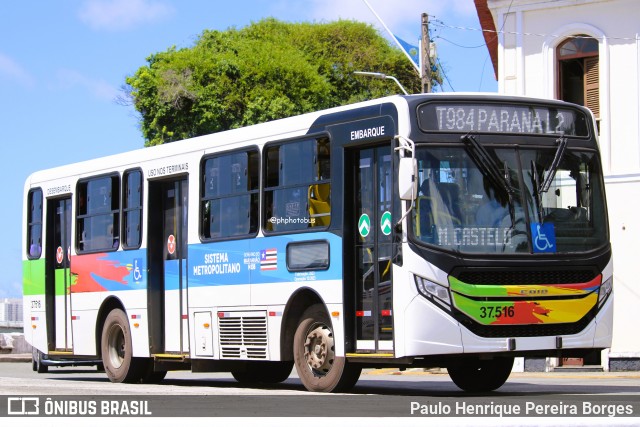 Viação Primor 37-516 na cidade de São Luís, Maranhão, Brasil, por Paulo Henrique Pereira Borges. Número da foto: #13176612.
