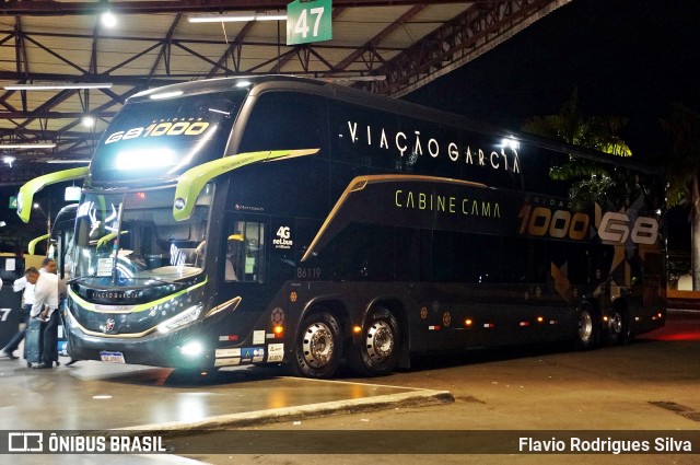Viação Garcia 86119 na cidade de Londrina, Paraná, Brasil, por Flavio Rodrigues Silva. Número da foto: #13177087.