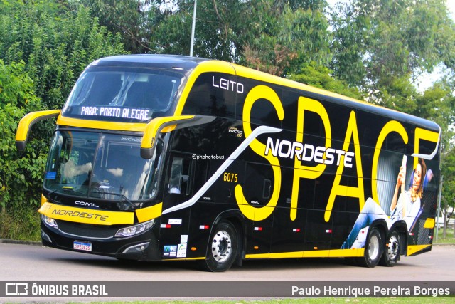 Expresso Nordeste 6075 na cidade de Curitiba, Paraná, Brasil, por Paulo Henrique Pereira Borges. Número da foto: #13176553.
