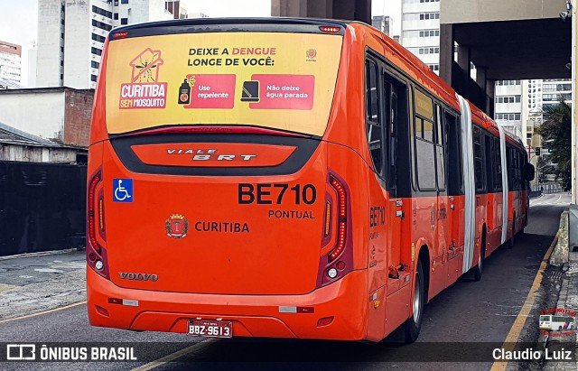 Transporte Coletivo Glória BE710 na cidade de Curitiba, Paraná, Brasil, por Claudio Luiz. Número da foto: #13177885.