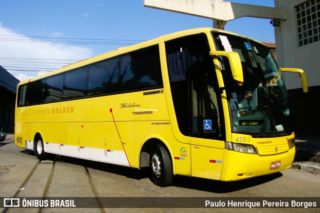 Viação Itapemirim 45813 na cidade de Rio de Janeiro, Rio de Janeiro, Brasil, por Paulo Henrique Pereira Borges. Número da foto: #13176690.