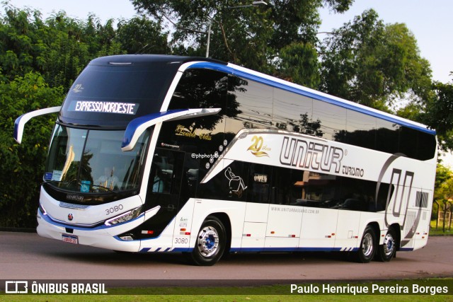 Unitur Turismo 3080 na cidade de Curitiba, Paraná, Brasil, por Paulo Henrique Pereira Borges. Número da foto: #13176580.