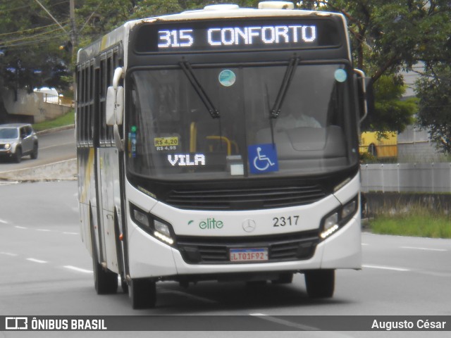 Viação Elite 2317 na cidade de Volta Redonda, Rio de Janeiro, Brasil, por Augusto César. Número da foto: #13178006.