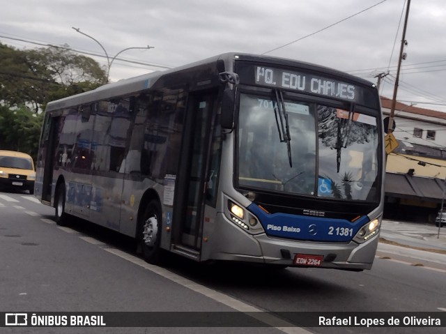 Sambaíba Transportes Urbanos 2 1381 na cidade de São Paulo, São Paulo, Brasil, por Rafael Lopes de Oliveira. Número da foto: #13175560.