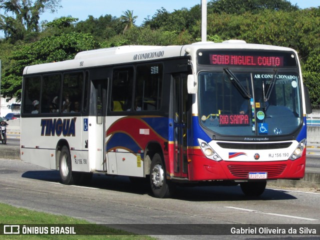 Transportadora Tinguá RJ 156.190 na cidade de Rio de Janeiro, Rio de Janeiro, Brasil, por Gabriel Oliveira da Silva. Número da foto: #13177483.