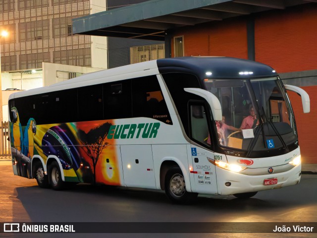 Eucatur - Empresa União Cascavel de Transportes e Turismo 4751 na cidade de Porto Alegre, Rio Grande do Sul, Brasil, por João Victor. Número da foto: #13177042.