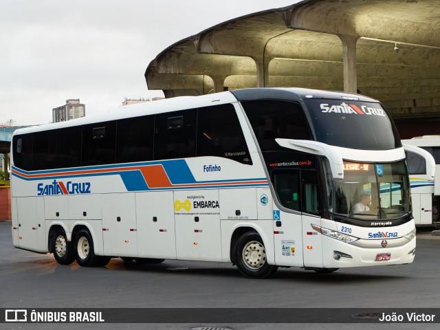 VUSC - Viação União Santa Cruz 2310 na cidade de Porto Alegre, Rio Grande do Sul, Brasil, por João Victor. Número da foto: #13177119.