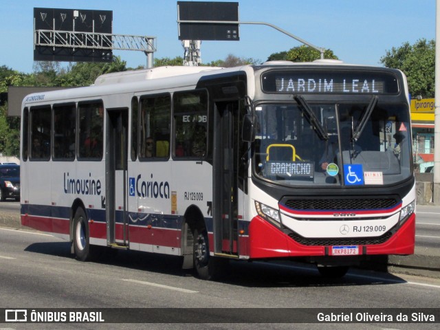 Empresa de Transportes Limousine Carioca RJ 129.009 na cidade de Rio de Janeiro, Rio de Janeiro, Brasil, por Gabriel Oliveira da Silva. Número da foto: #13177285.