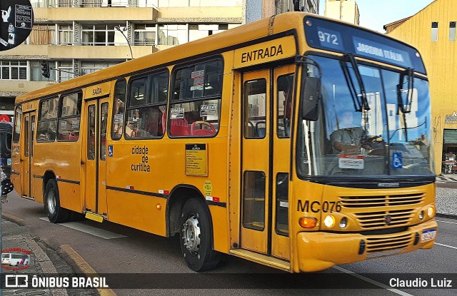 Auto Viação Mercês MC076 na cidade de Curitiba, Paraná, Brasil, por Claudio Luiz. Número da foto: #13177927.