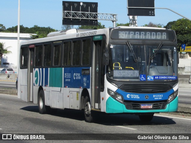 Transportes Campo Grande D53583 na cidade de Rio de Janeiro, Rio de Janeiro, Brasil, por Gabriel Oliveira da Silva. Número da foto: #13177279.