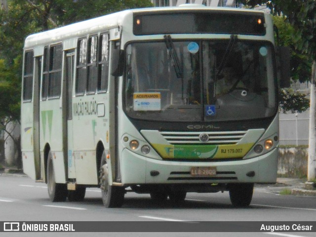 Viação Falcão RJ 179.007 na cidade de Volta Redonda, Rio de Janeiro, Brasil, por Augusto César. Número da foto: #13177998.