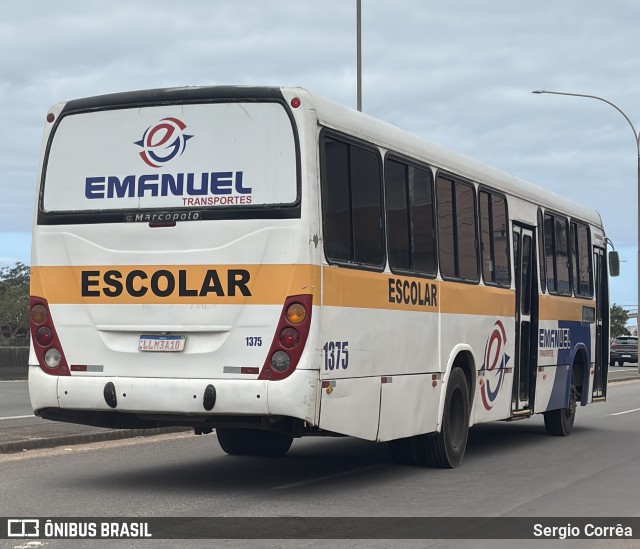 Emanuel Transportes 1375 na cidade de Vila Velha, Espírito Santo, Brasil, por Sergio Corrêa. Número da foto: #13175368.