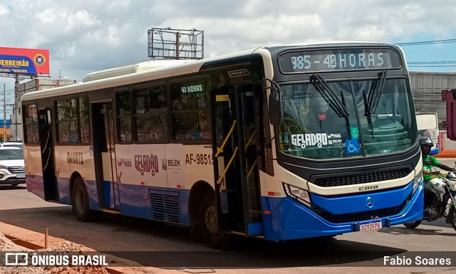 Viação Forte AF-98515 na cidade de Ananindeua, Pará, Brasil, por Fabio Soares. Número da foto: #13177156.