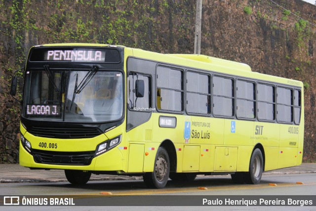 Viação Primor 400.005 na cidade de São Luís, Maranhão, Brasil, por Paulo Henrique Pereira Borges. Número da foto: #13176621.