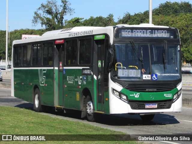 Viação VG B31032 na cidade de Rio de Janeiro, Rio de Janeiro, Brasil, por Gabriel Oliveira da Silva. Número da foto: #13177344.