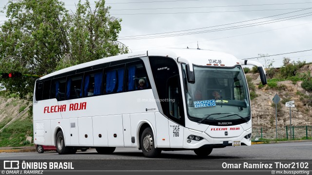 Flecha Roja México Pachuca 780 na cidade de Pachuca de Soto, Hidalgo, México, por Omar Ramírez Thor2102. Número da foto: #13178016.