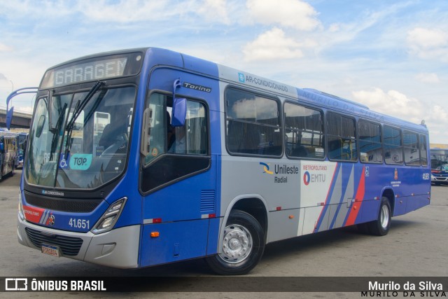 Radial Transporte Coletivo 41.651 na cidade de Suzano, São Paulo, Brasil, por Murilo da Silva. Número da foto: #13175372.
