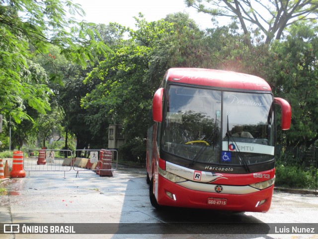 Empresa de Ônibus Pássaro Marron 5813 na cidade de São Paulo, São Paulo, Brasil, por Luis Nunez. Número da foto: #13176420.