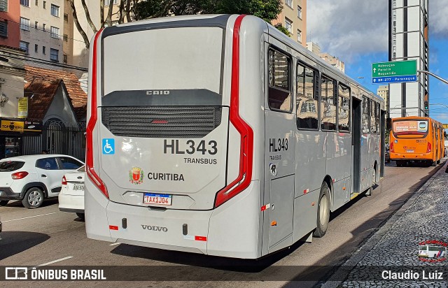 Auto Viação Redentor HL343 na cidade de Curitiba, Paraná, Brasil, por Claudio Luiz. Número da foto: #13177912.