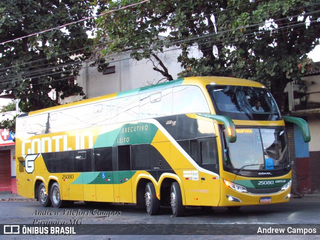 Empresa Gontijo de Transportes 25080 na cidade de Pirapora, Minas Gerais, Brasil, por Andrew Campos. Número da foto: #13177247.