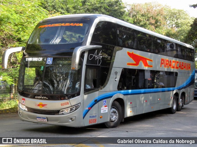 Viação Piracicabana 60108 na cidade de São Paulo, São Paulo, Brasil, por Gabriel Oliveira Caldas da Nobrega. Número da foto: #13175775.