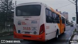 Viação Piracicabana Praia Grande 3115 na cidade de Praia Grande, São Paulo, Brasil, por Jean Gu. Número da foto: #13175583.