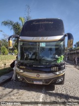 Ouro Negro Transportes e Turismo 8100 na cidade de Petrópolis, Rio de Janeiro, Brasil, por Felipe Guerra. Número da foto: #13176231.