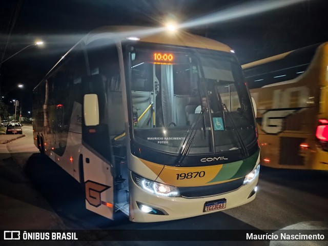 Empresa Gontijo de Transportes 19870 na cidade de Belo Horizonte, Minas Gerais, Brasil, por Maurício Nascimento. Número da foto: #13102266.