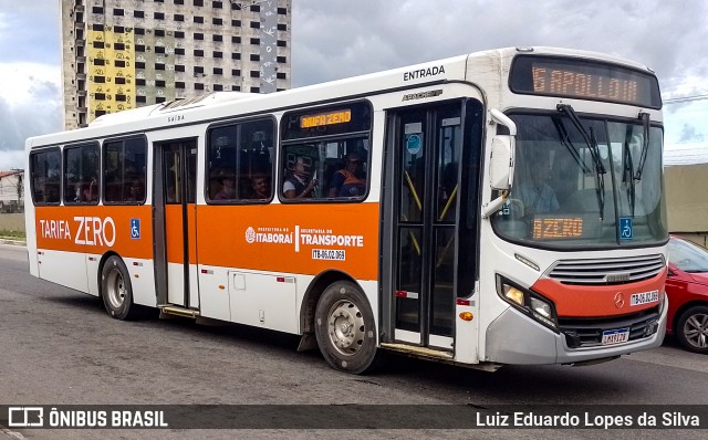 Maravilha Auto Ônibus ITB-06.02.069 na cidade de Itaboraí, Rio de Janeiro, Brasil, por Luiz Eduardo Lopes da Silva. Número da foto: #13100291.