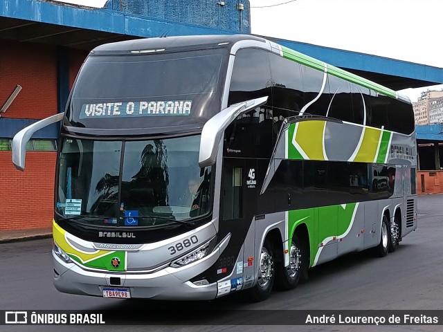 Brasil Sul Linhas Rodoviárias 3880 na cidade de Porto Alegre, Rio Grande do Sul, Brasil, por André Lourenço de Freitas. Número da foto: #13101948.