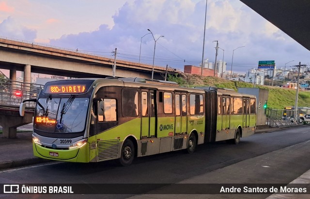 Viação Torres 20599 na cidade de Belo Horizonte, Minas Gerais, Brasil, por Andre Santos de Moraes. Número da foto: #13102081.