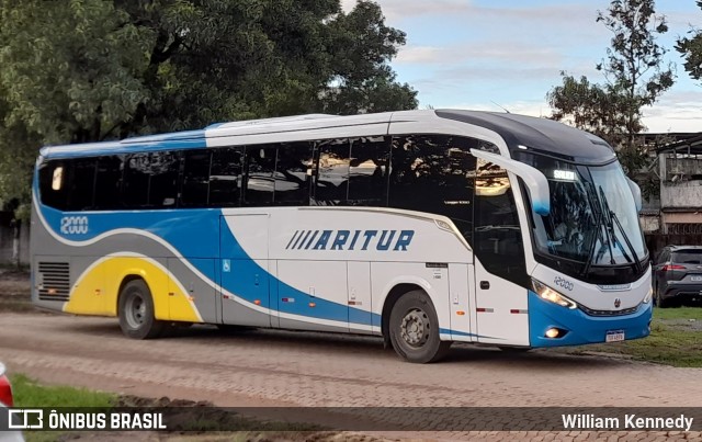 Aritur Transporte e Turismo 12000 na cidade de Vila Velha, Espírito Santo, Brasil, por William Kennedy. Número da foto: #13101929.