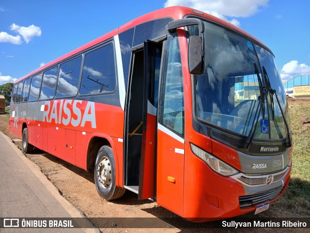 Viação Raíssa 115104 na cidade de Anápolis, Goiás, Brasil, por Sullyvan Martins Ribeiro. Número da foto: #13102182.